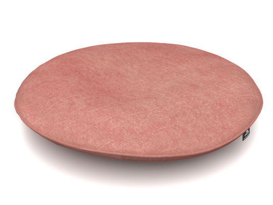 Almofada redonda de veludo